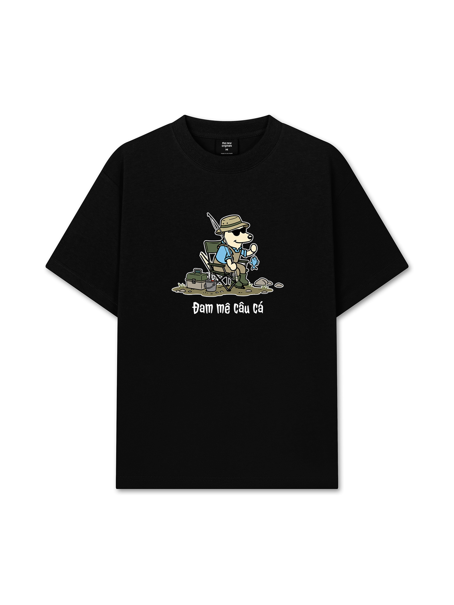 Áo Thun Relaxed Fit Đam Mê Câu Cá