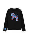 Áo Thun Dài Tay 26 - Blue Horse
