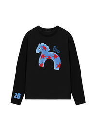 Áo Thun Dài Tay 26 - Blue Horse