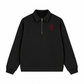 Áo Sweater Polo Nỉ Hai Da Burgundy Horse