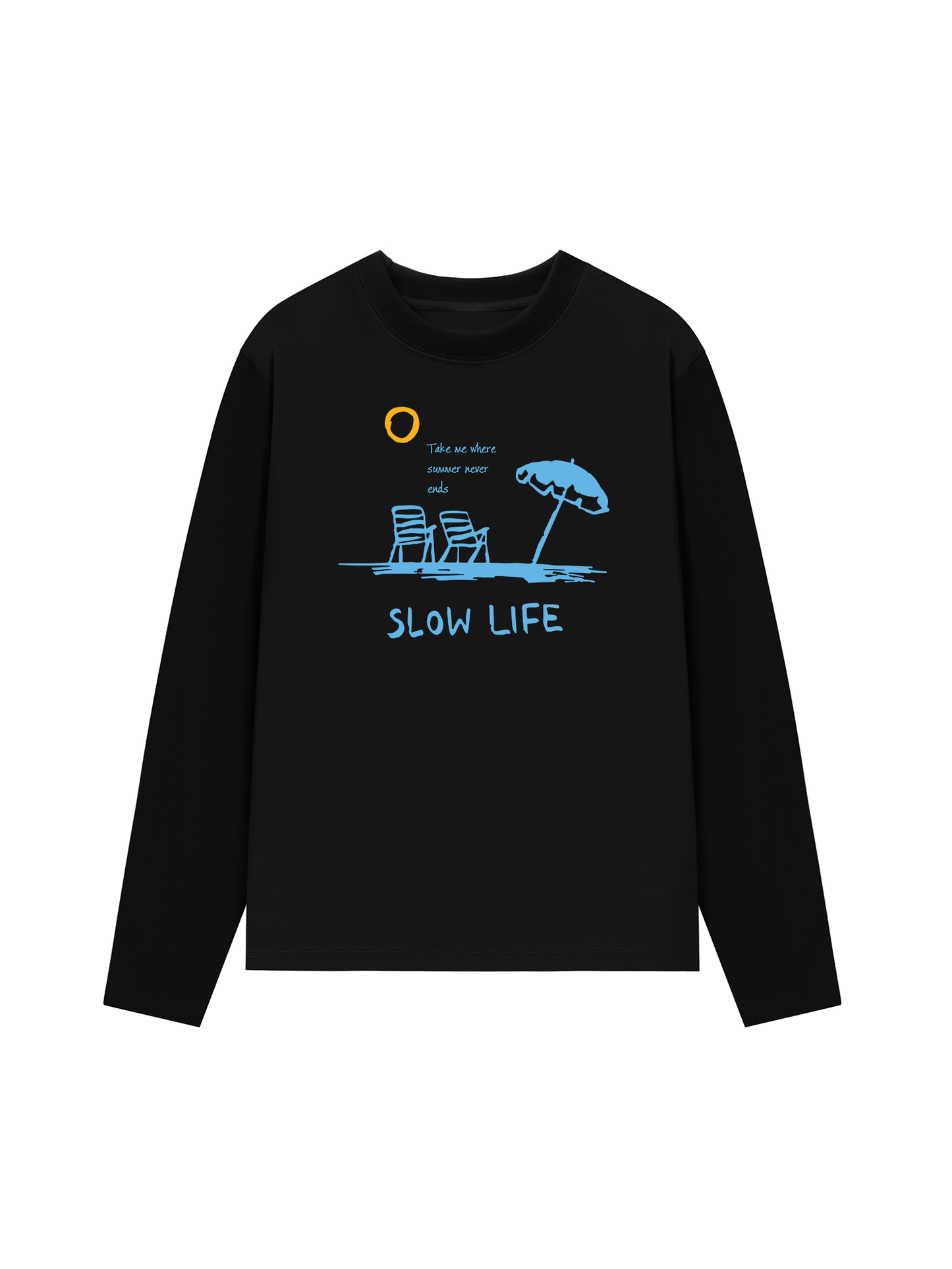 Áo Thun Dài Tay Slow Life