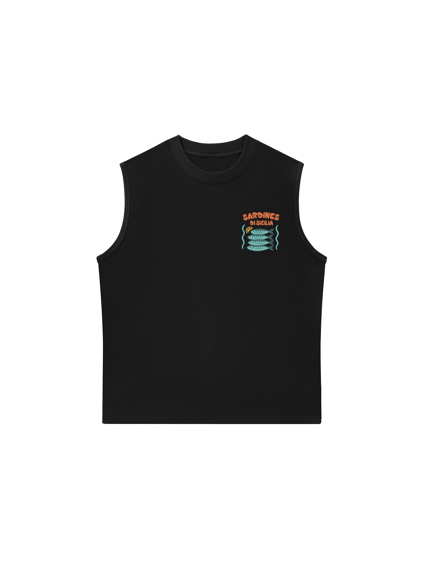 Áo Ba Lỗ Relaxed Fit Ocean Sardines