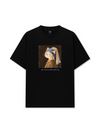 Áo Thun Relaxed Fit Cat with a Pearl Earring