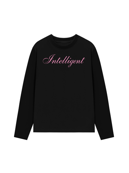 Áo Thun Dài Tay  Pink Intelligent