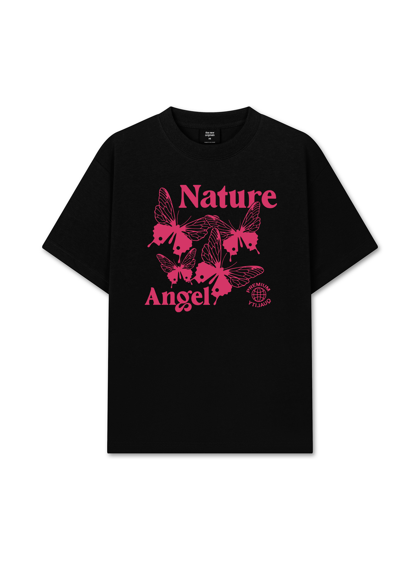 Áo Thun Relaxed Fit Pink Nature Angel