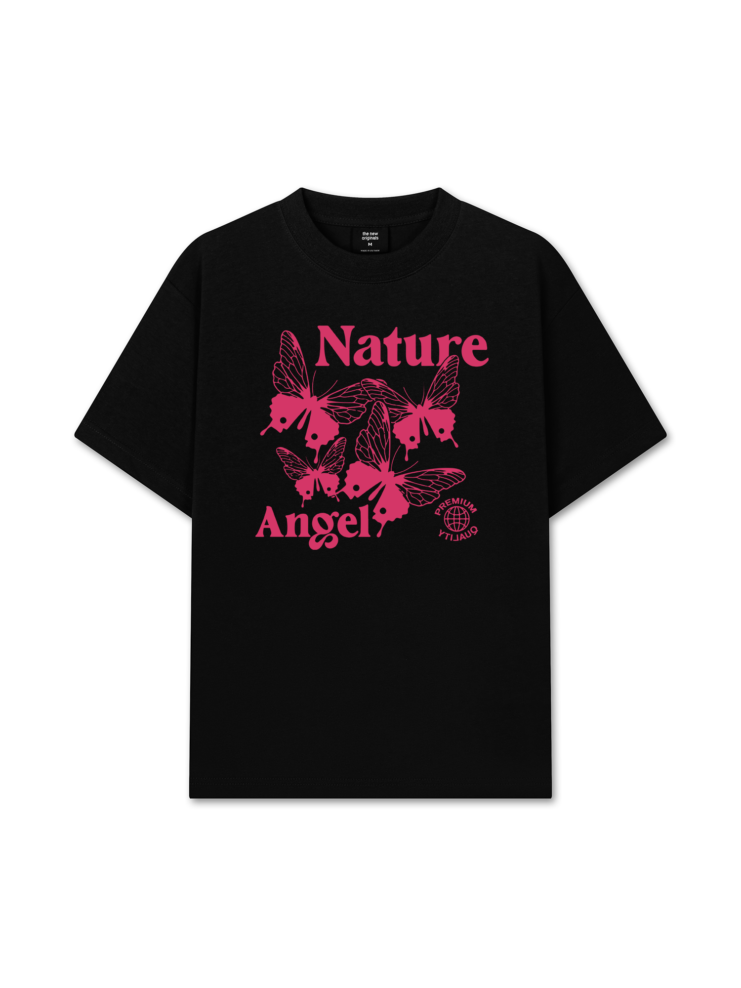 Áo Thun Relaxed Fit Pink Nature Angel