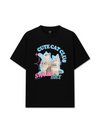 Áo Thun Relaxed Fit Daily Cuties Cute Cat Club