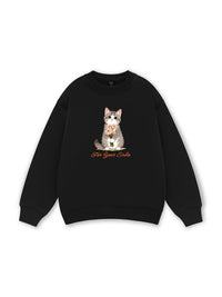 Blooming Kitty Sweater