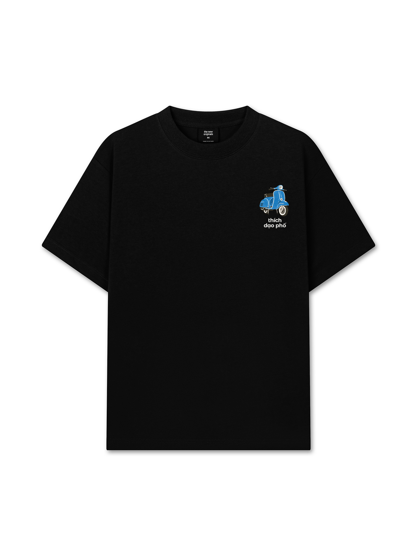 Áo Thun Relaxed Fit Thích Dạo Phố Blue