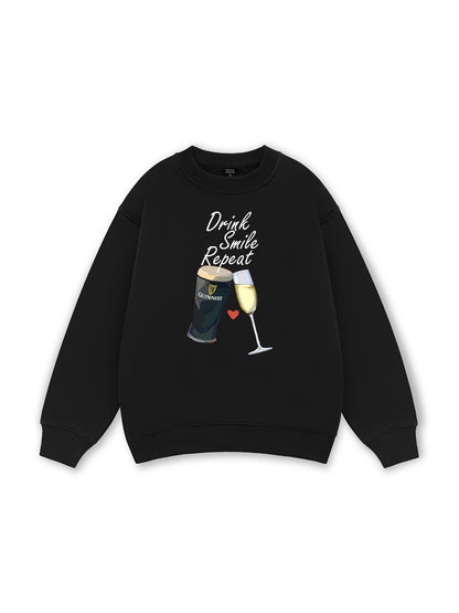 Drink, Smlie, Repeat Sweater