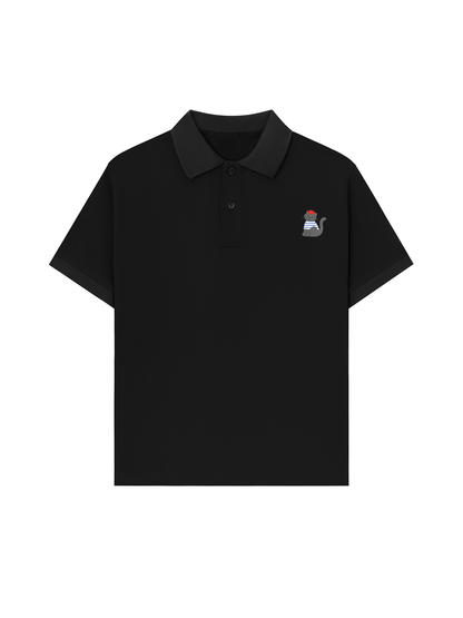 Áo Polo Nữ/ Áo Polo Relaxed Fit Paris Painter Cat