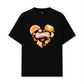Áo Thun Relaxed Fit Summer Vibes Heart Orange Summer