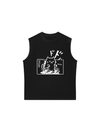 Áo Ba Lỗ Relaxed Fit Japan Spirit Godzilla Meow