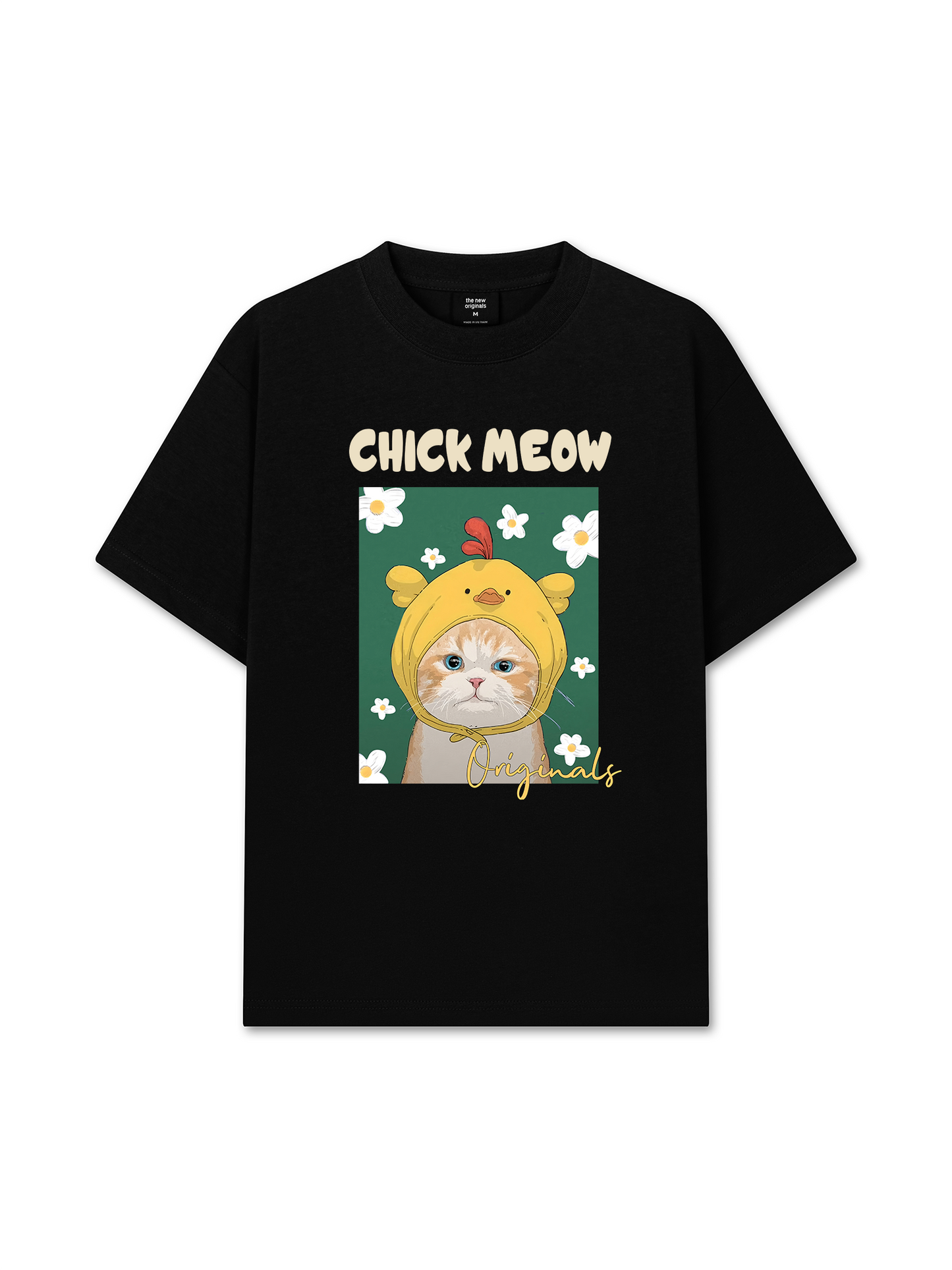 Áo Thun Relaxed Fit Chick Meow