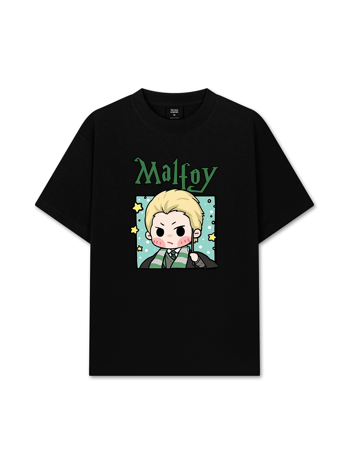 Áo Thun Relaxed Fit Harry Potter Malfoy Chibi