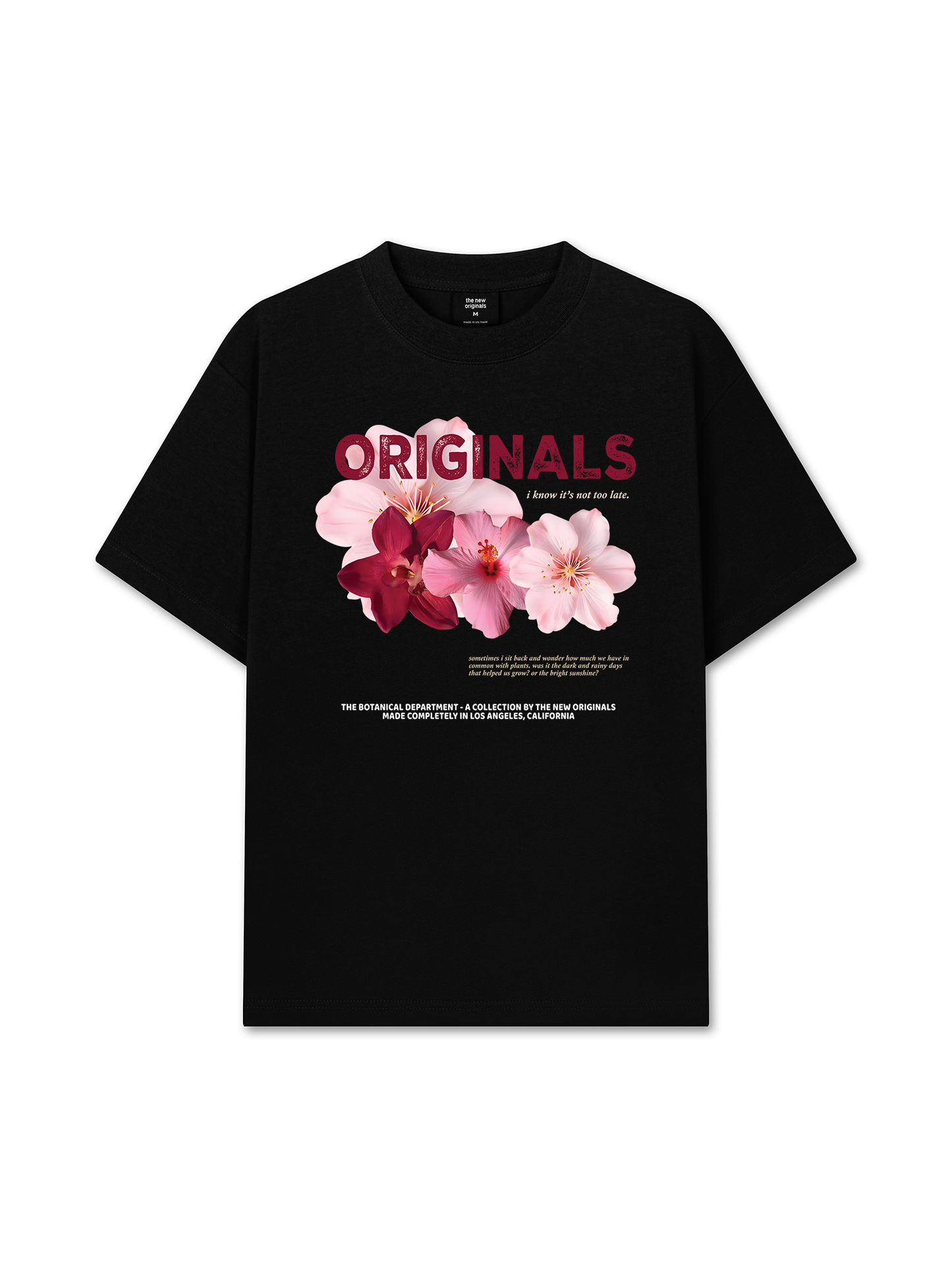 Áo Thun Relaxed Fit Summer Vibes Pink Floral