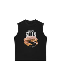 Áo Ba Lỗ Relaxed Fit Ocean Smoking Kills