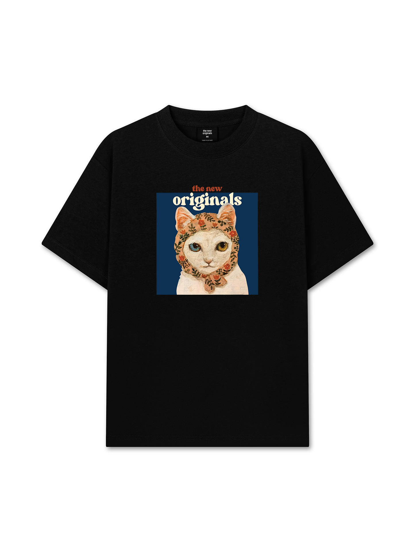 Áo Thun Relaxed Fit Flower Mad Cat