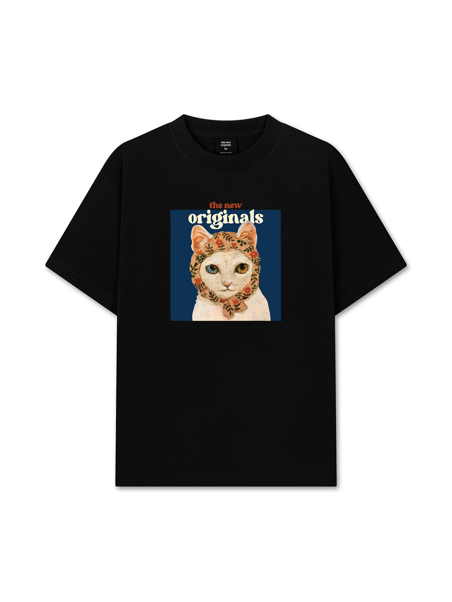 Áo Thun Relaxed Fit Flower Mad Cat