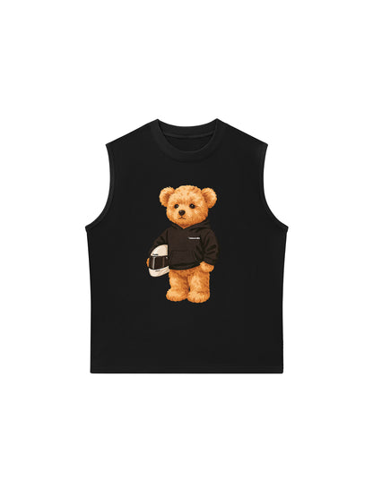 Áo Ba Lỗ Relaxed Fit Teddy Ride Or Die