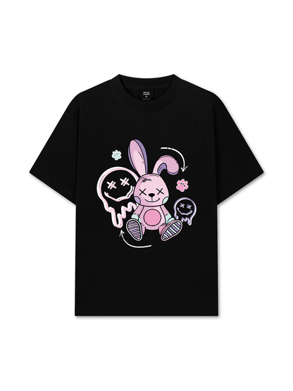 Áo Thun Relaxed Fit Rabbit Smile Face
