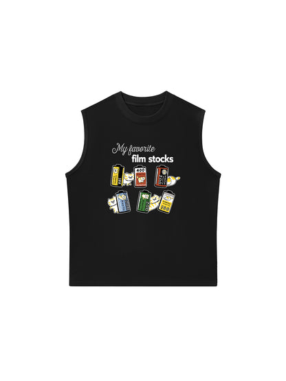 Áo Ba Lỗ Relaxed Fit My Favorite Film Stocks