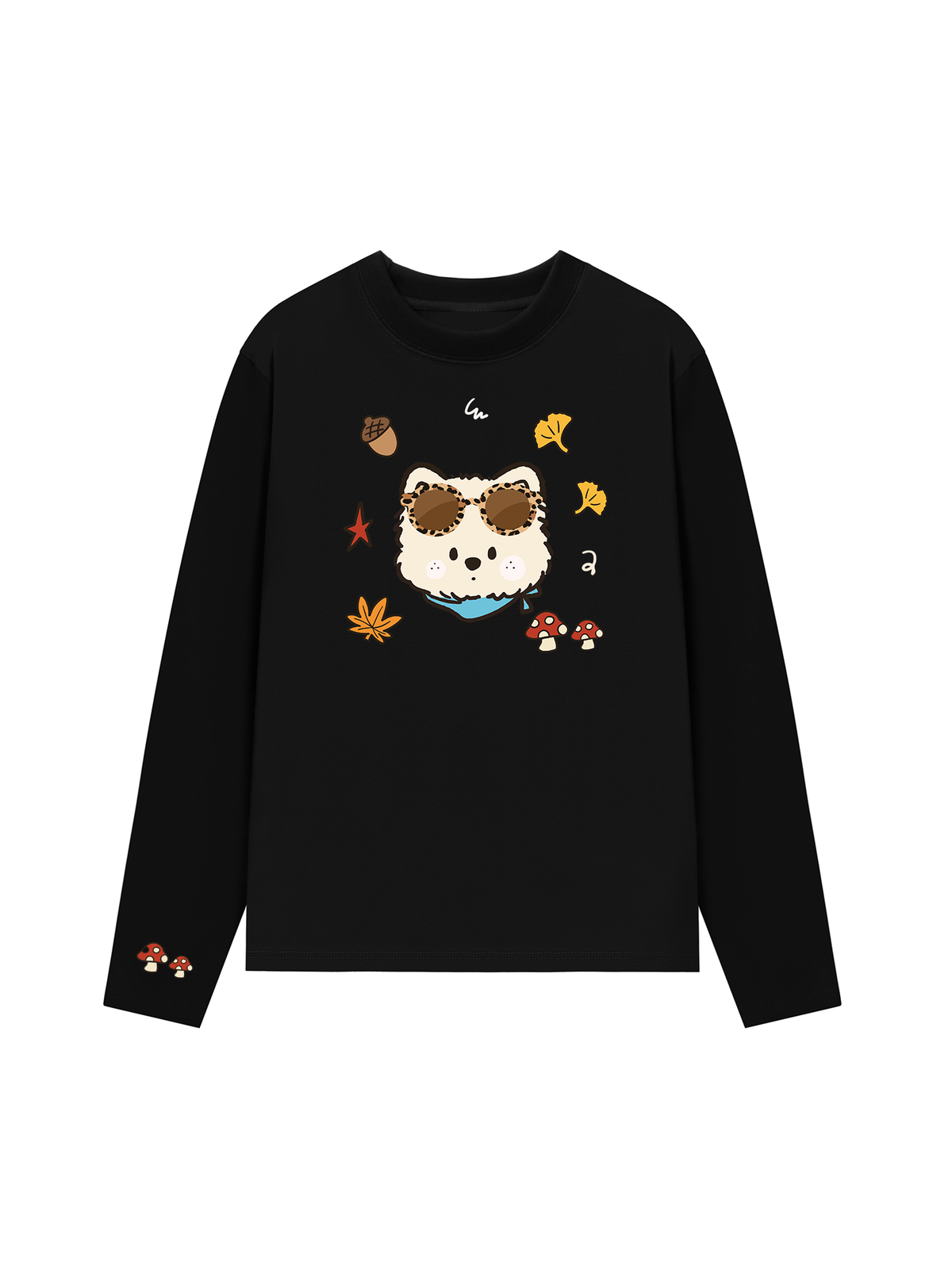 Áo Thun Dài Tay  Puppy Autumn Vibes