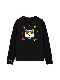 Áo Thun Dài Tay  Puppy Autumn Vibes