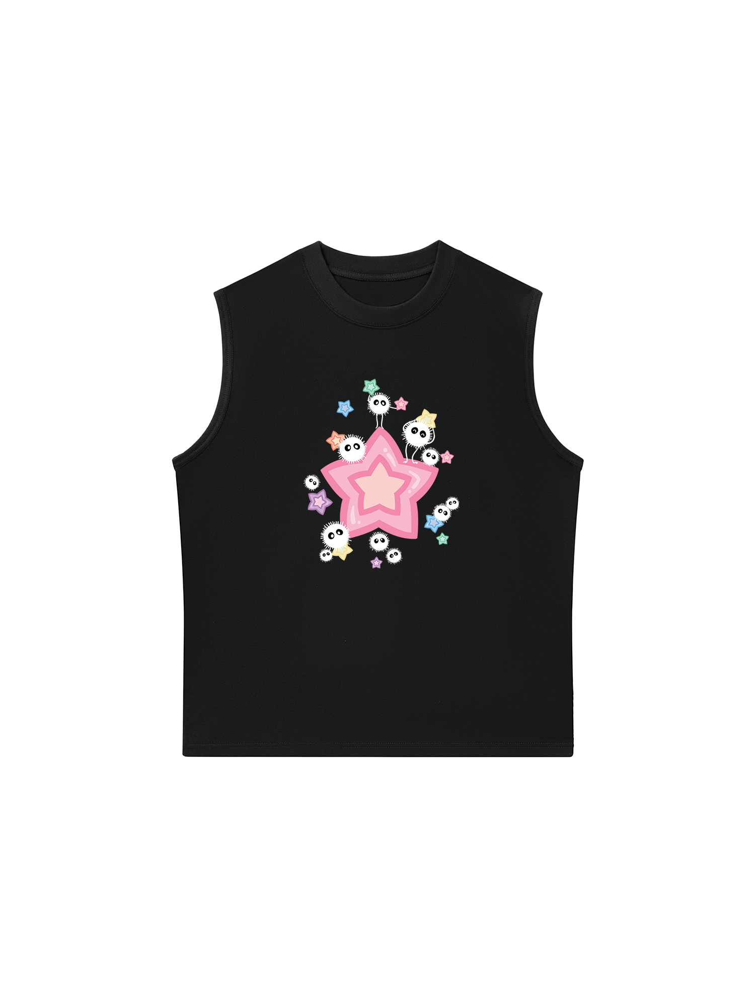 Áo Ba Lỗ Relaxed Fit Japan Spirit Soot Sprites And Candy
