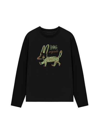 Áo Thun Dài Tay Dog Originals