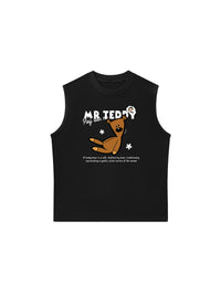 Áo Ba Lỗ Relaxed Fit Teddy Land Mr Teddy