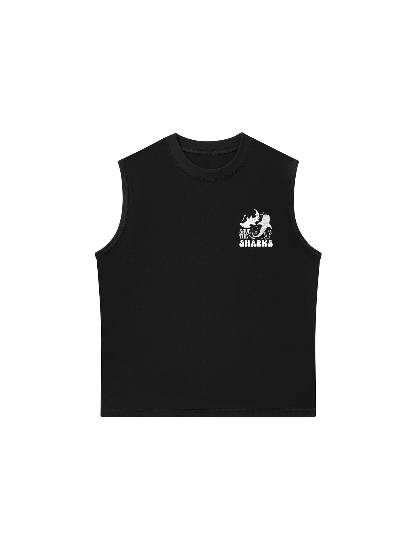 Áo Ba Lỗ Relaxed Fit Ocean Save The Shark