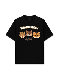 Áo Thun Relaxed Fit Vitamin Meow