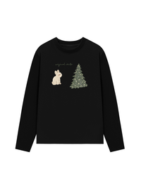 Áo Thun Dài Tay Winter Bunny Xmas