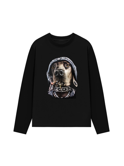 Áo Thun Dài Tay Smokey Dog