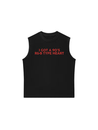 Áo Ba Lỗ Relaxed Fit 90_s Heart