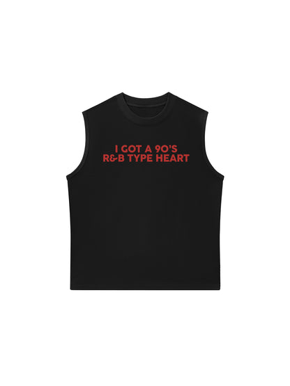 Áo Ba Lỗ Relaxed Fit 90_s Heart