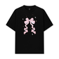 Áo Thun Relaxed Fit Cute Girl Pink Bow Bunny