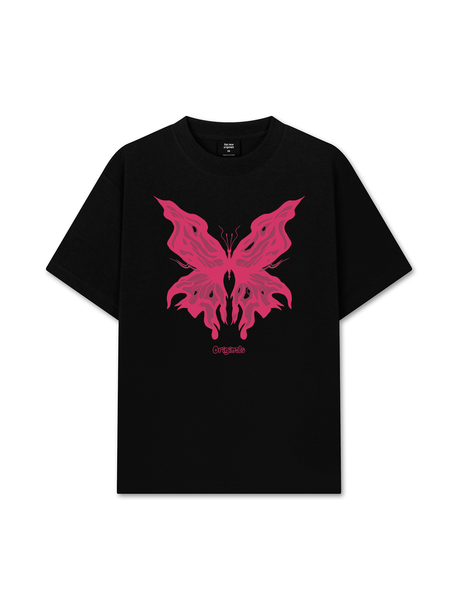 Áo Thun Relaxed Fit Pink Butterfly