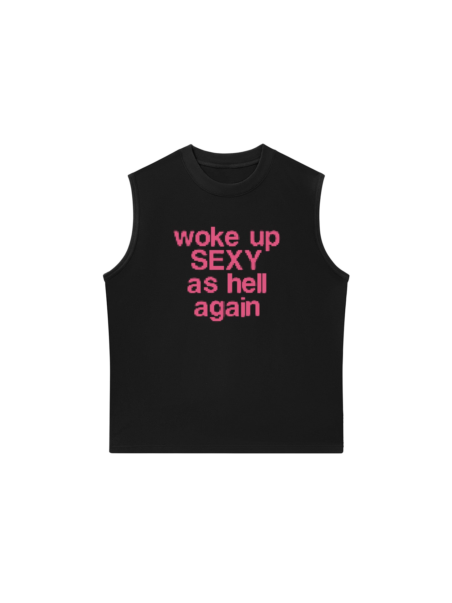Áo Ba Lỗ Relaxed Fit Life Vibe Woke Up