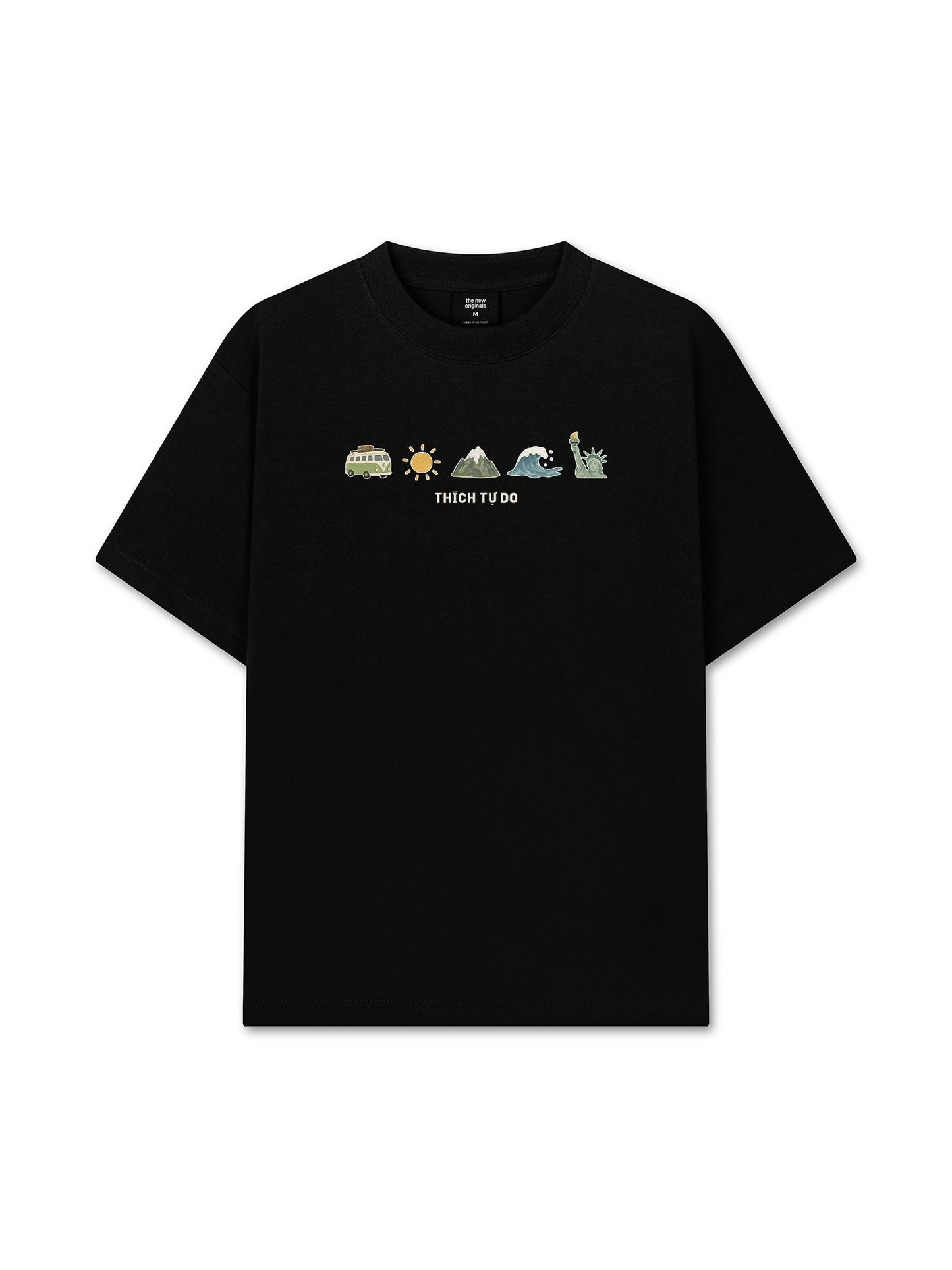 Áo Thun Relaxed Fit Thích Tự Do