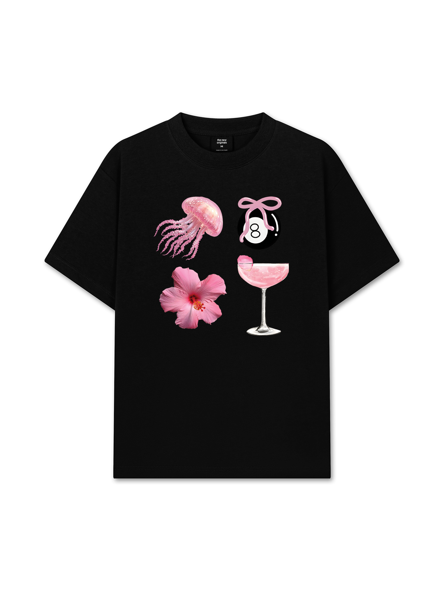 Áo Thun Relaxed Fit Summer Vibes Pink Summer Vibes