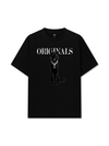 Áo Thun Relaxed Fit Animal Mood Black Cat