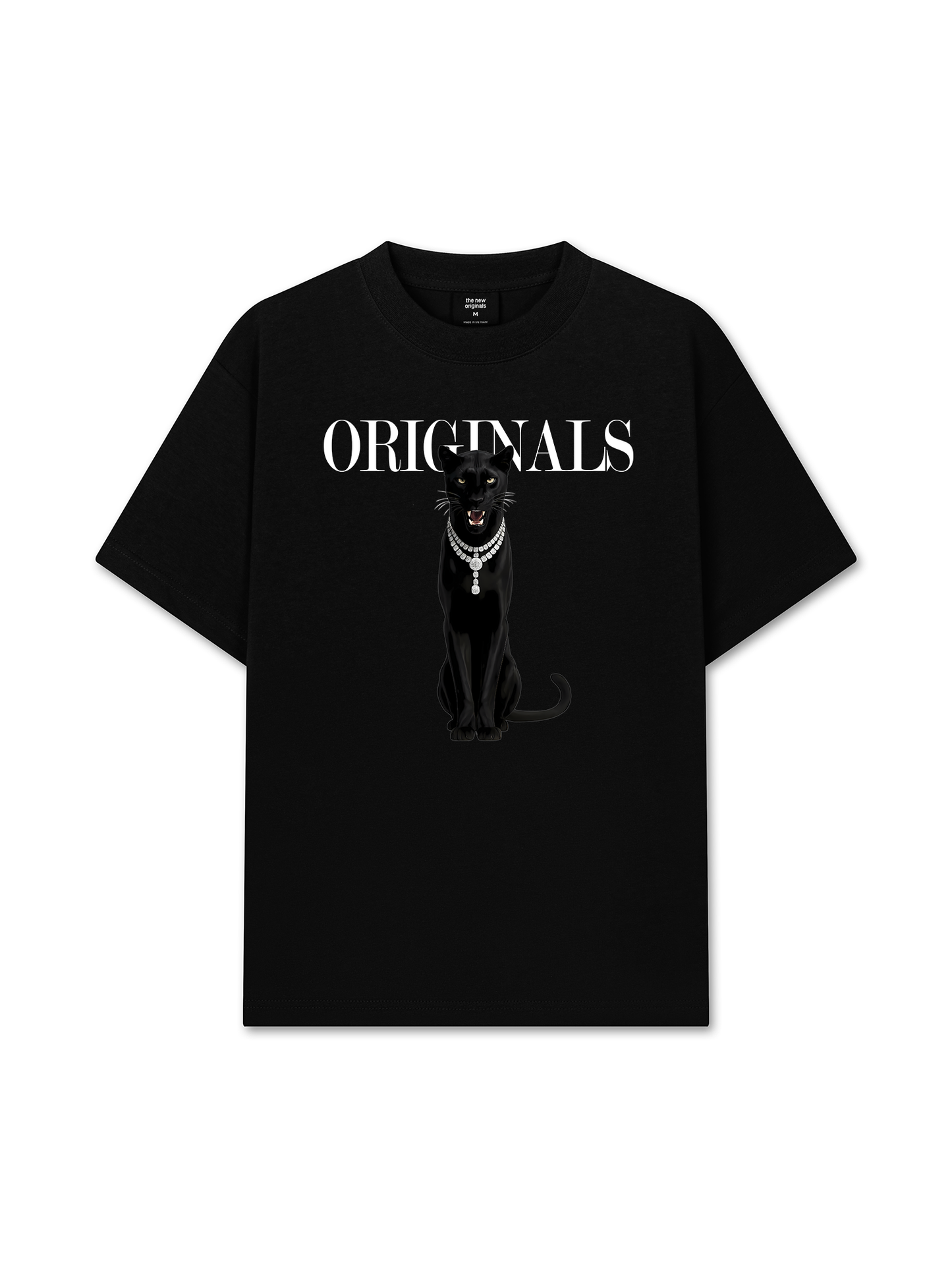 Áo Thun Relaxed Fit Animal Mood Black Cat