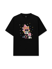 Áo Thun Relaxed Fit Cute Just Meow