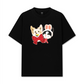 Áo Thun Relaxed Fit Animal Mood Bestie Puppy And Meow