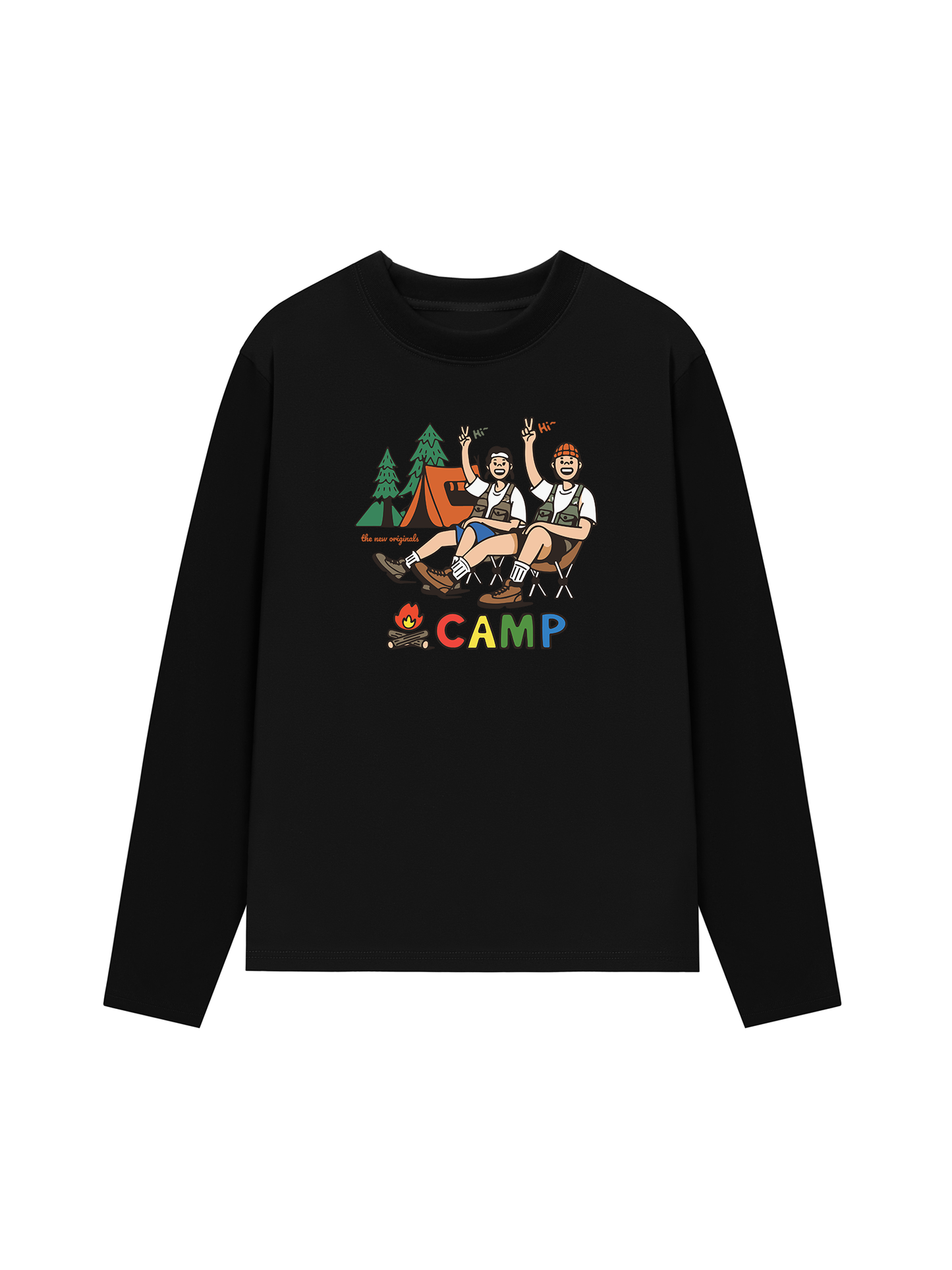 Áo Thun Dài Tay Go Camping