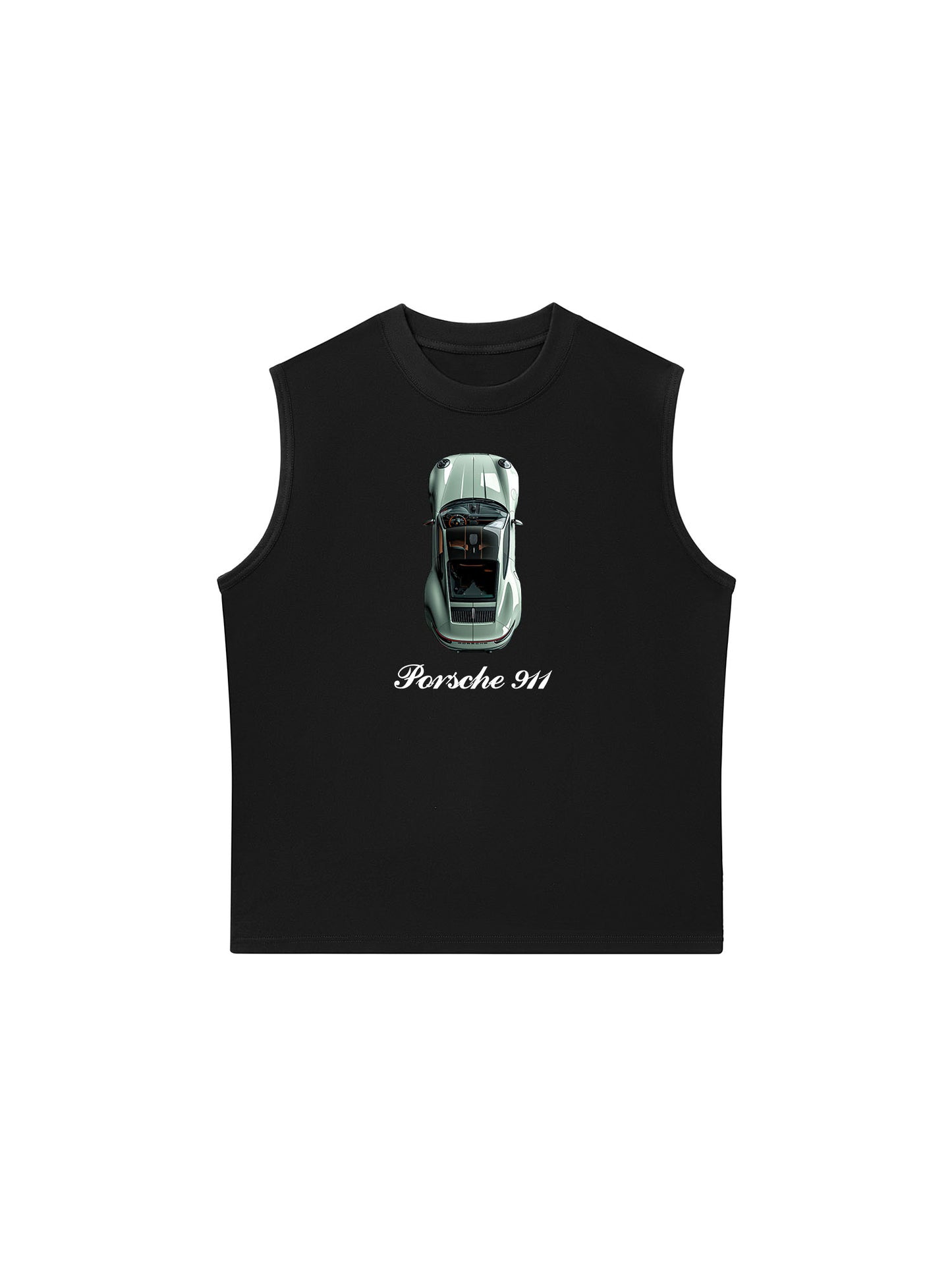 Áo Ba Lỗ Relaxed Fit Porsche 911 Top View