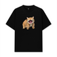 Áo Thun Relaxed Fit Animal Mood Funny Meow