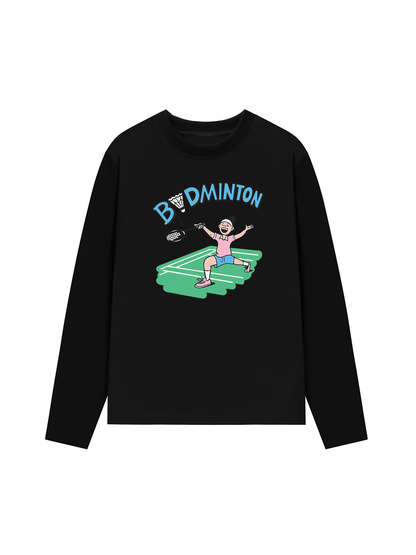 Áo Thun Dài Tay Badminton